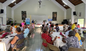 Full room at Stella Maris Church hall for 15th anniversary